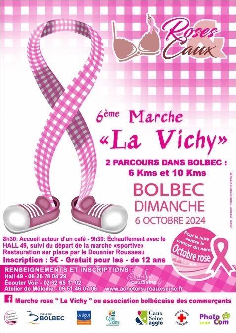 6\u00e8me Marche Rose 'La Vichy"