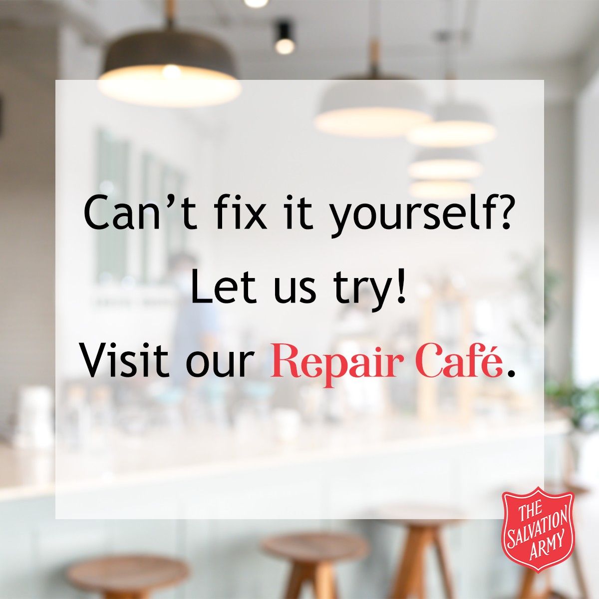 Repair Cafe At Salvation Army Donation Centre 