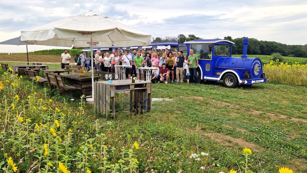 Rollende Weinprobe mit dem Schoppenb\u00e4hnel