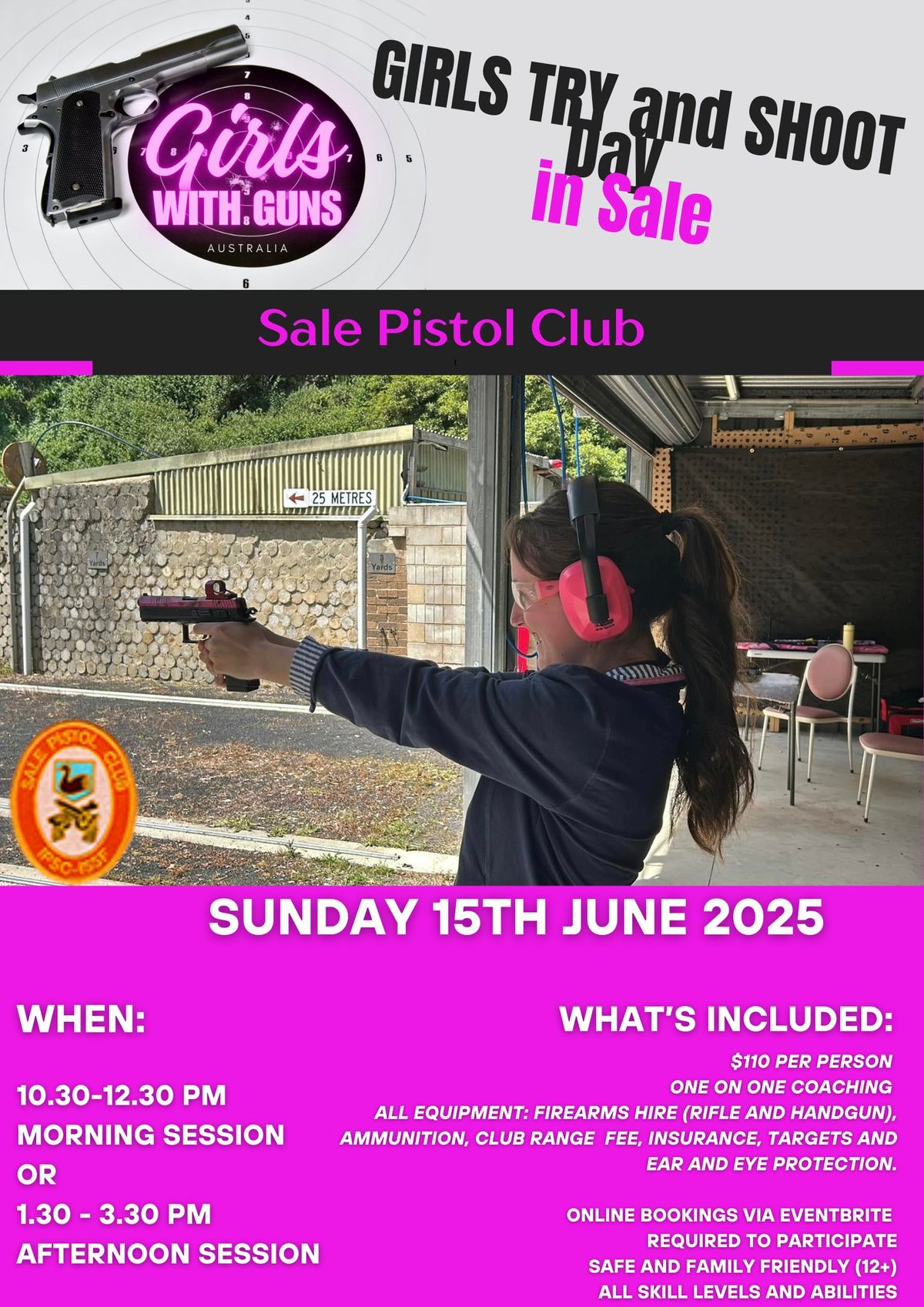 Girls with Guns - Ladies Try and Shoot Day - Sale Gippsland 