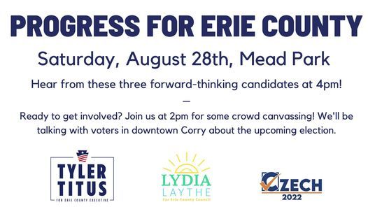 Progress For Erie County Mead Park Corry Pa 28 August 2021 Evenys In Erie, Pa First Weekend In August, 2022