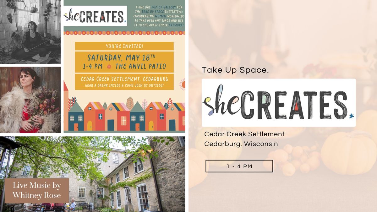 She Creates - One Day Pop Up Art Gallery!