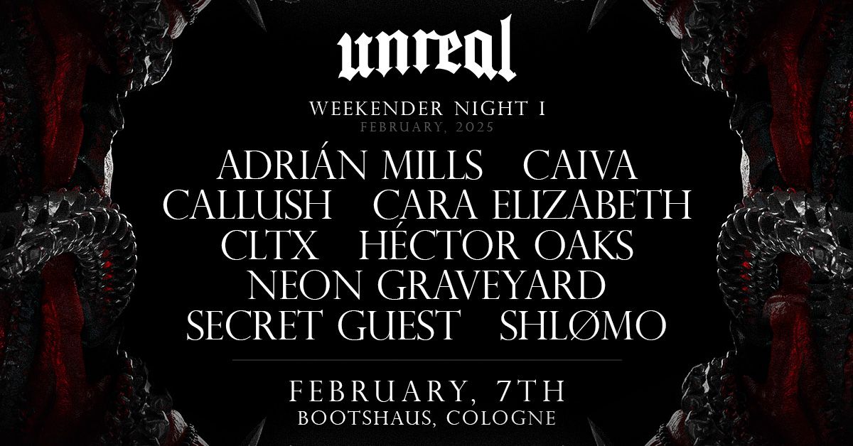 unreal WEEKENDER NIGHT I - Shl\u00f8mo, H\u00e9ctor Oaks, Adri\u00e1n Mills