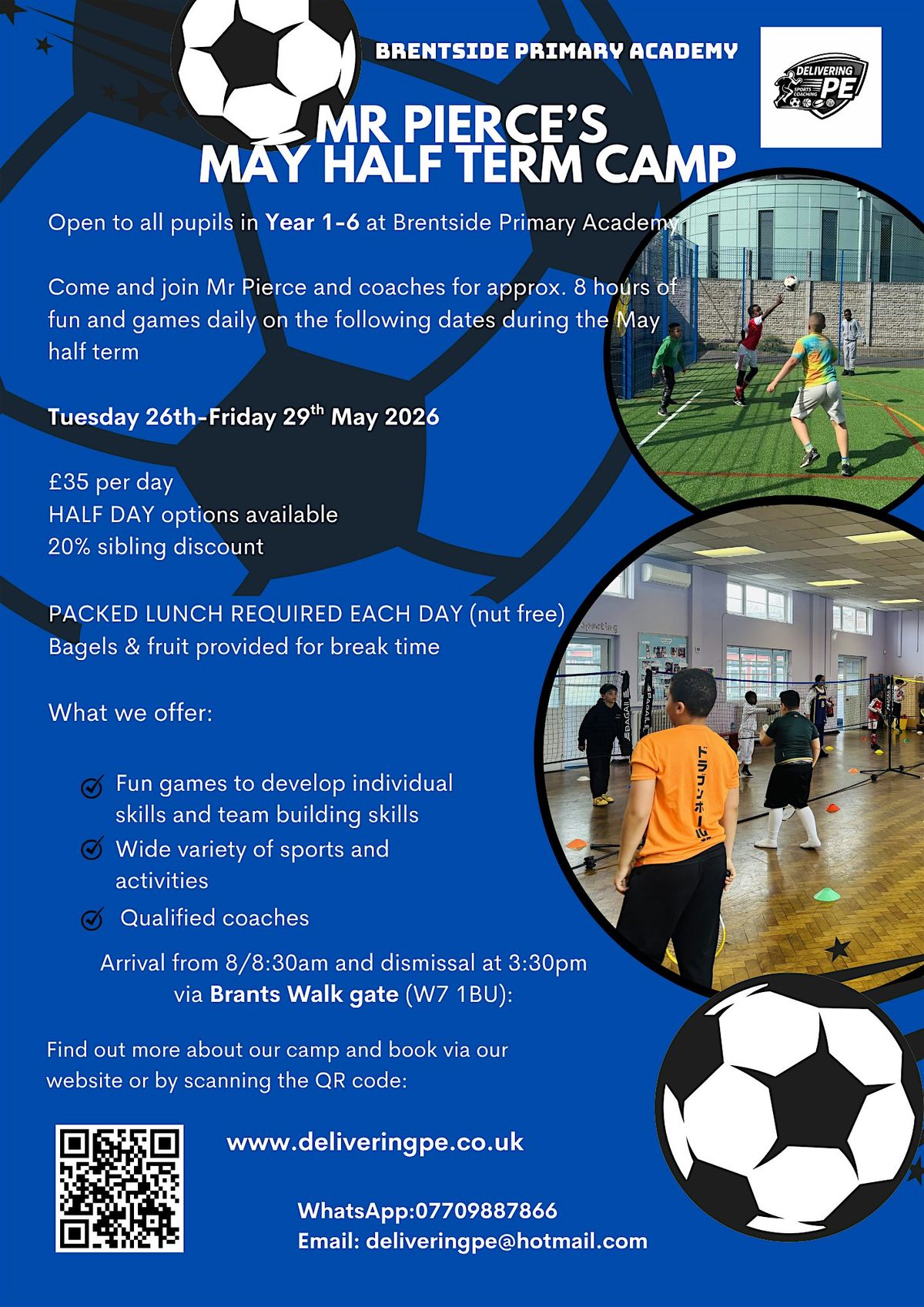 May half sports camp with Mr Pierce