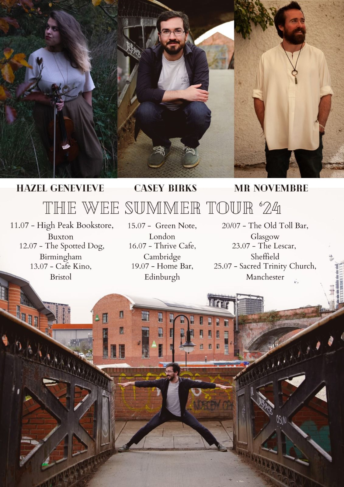 BIRMINGHAM: Hazel Genevieve, Casey Birks, Mr. Novembre