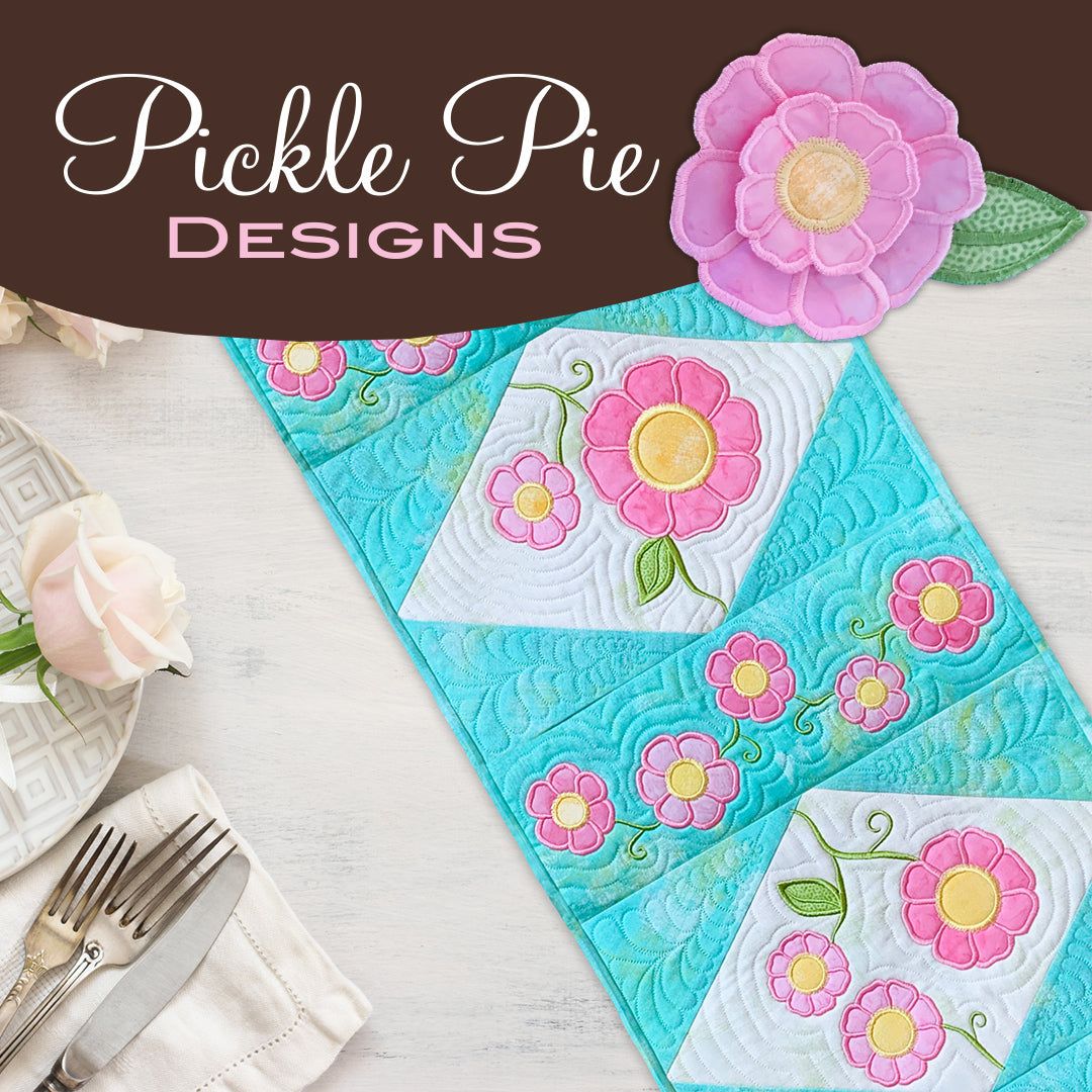 Brilliant Blooms table runner (in person or virtual)