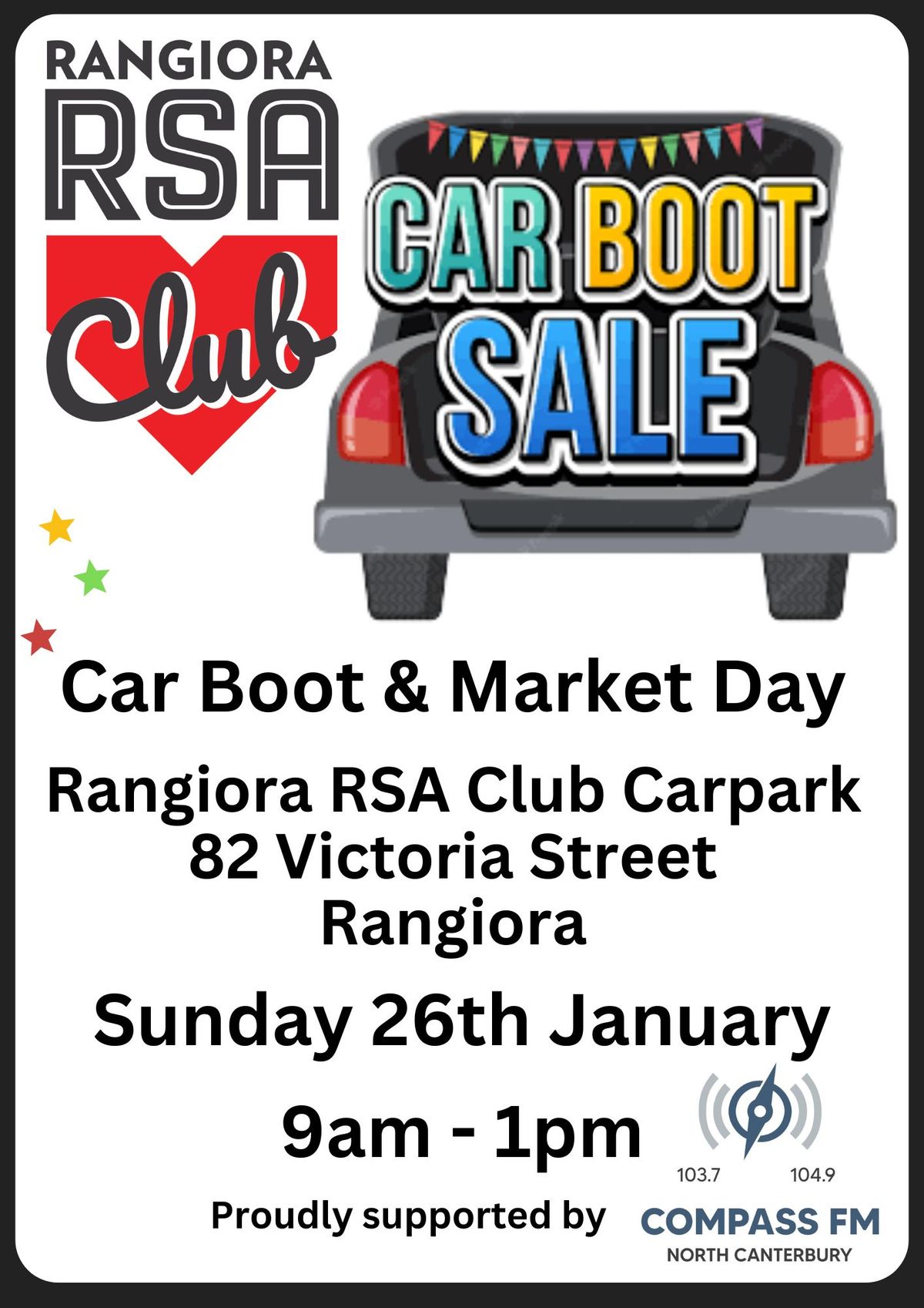 Car Boot And Market Day