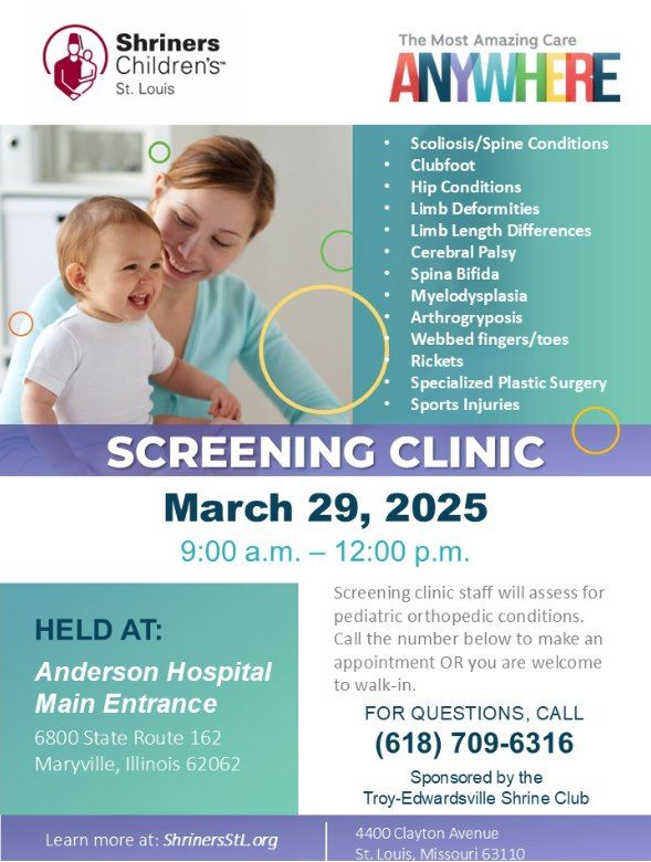 Shriners Club Screening Clinic