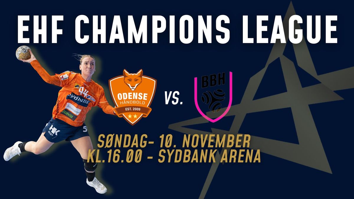 EHF Champions League: Odense H\u00e5ndbold vs. BREST