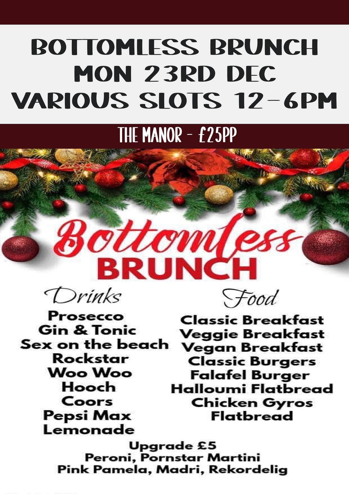 90\u2019s Bottomless Brunch 