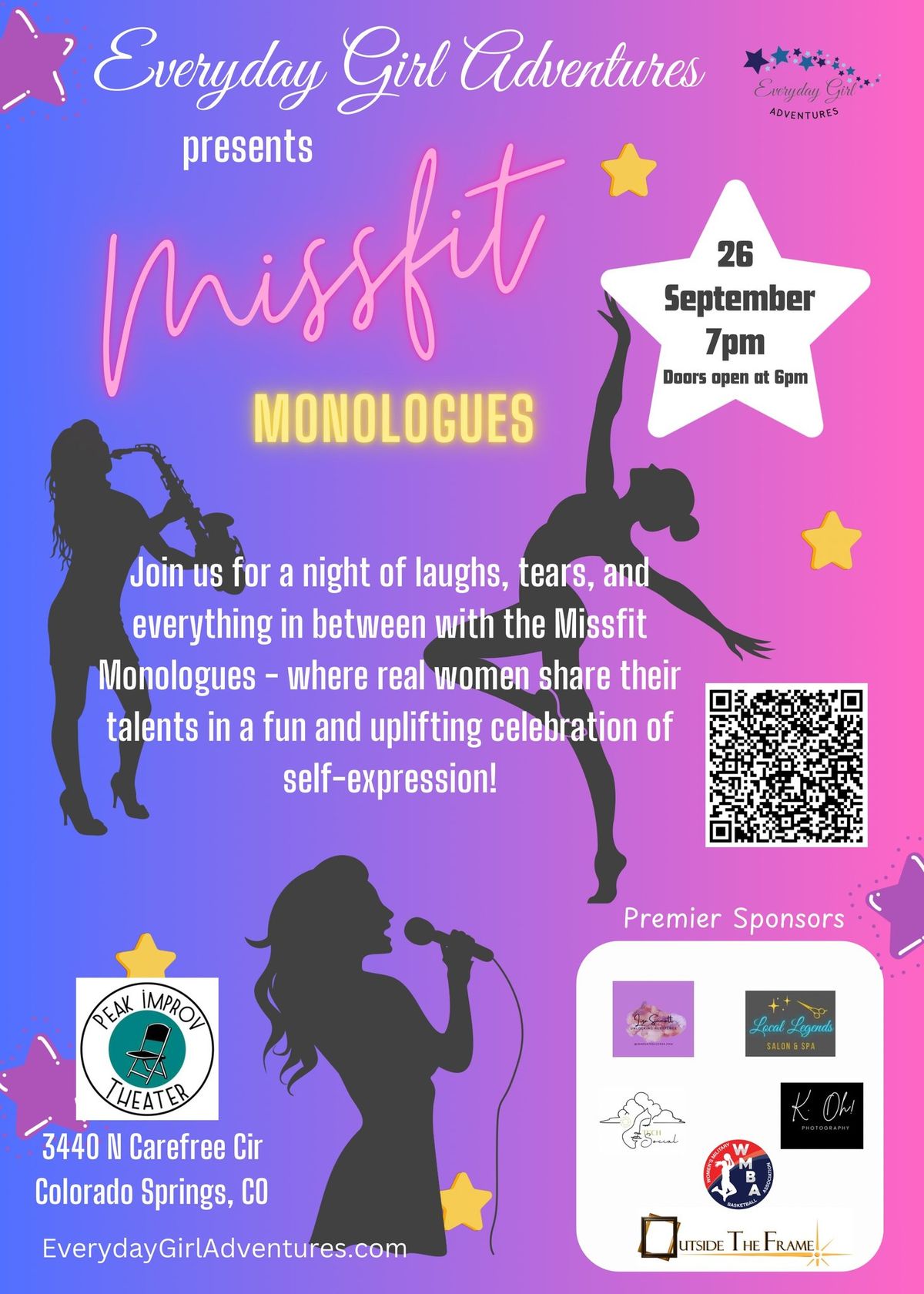 Missfit Monologues Theater Production ? ?\u2728?