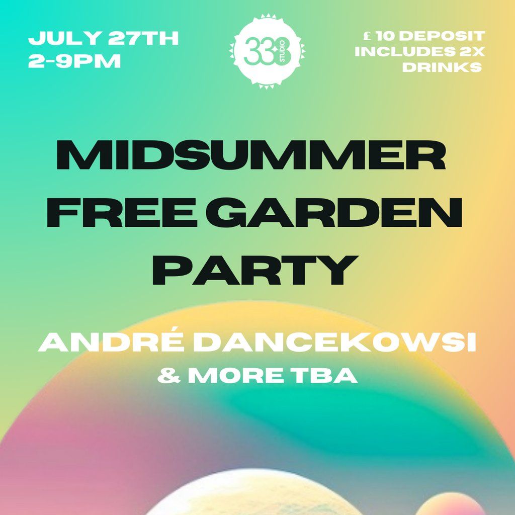 Studio 338 Midsummer Free Garden Party