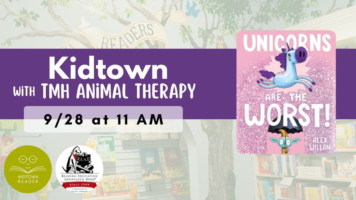 KIDTOWN: Guest Reader - Tallahassee Memorial Animal Therapy