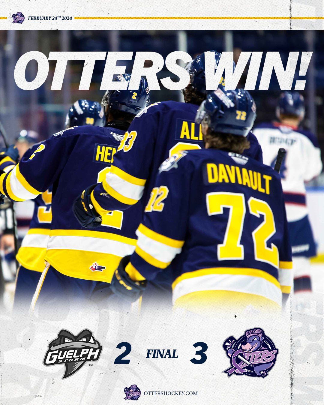 Erie Otters vs. Guelph Storm