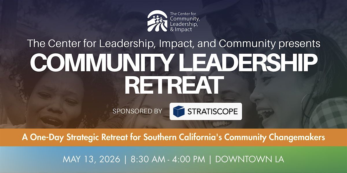 COMMUNITY LEADERSHIP RETREAT