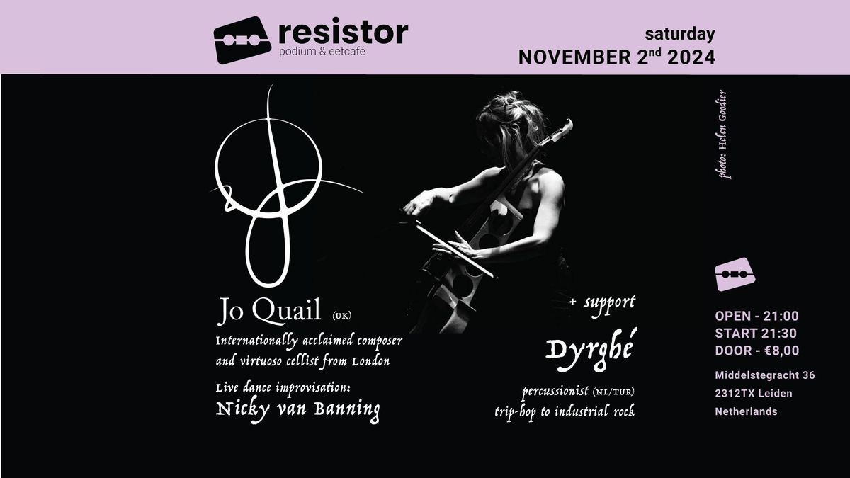 Jo Quail + support Dyrgh\u00e9