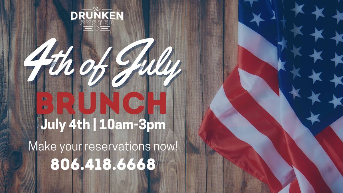 4th of July Brunch at The Drunken Oyster