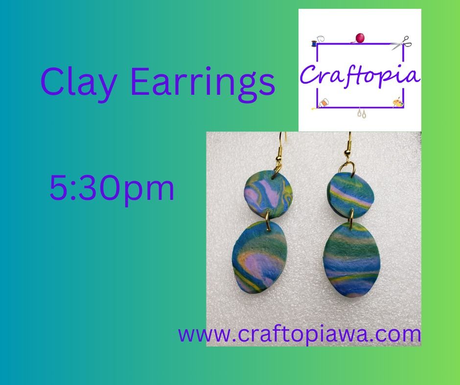 Clay Earrings class