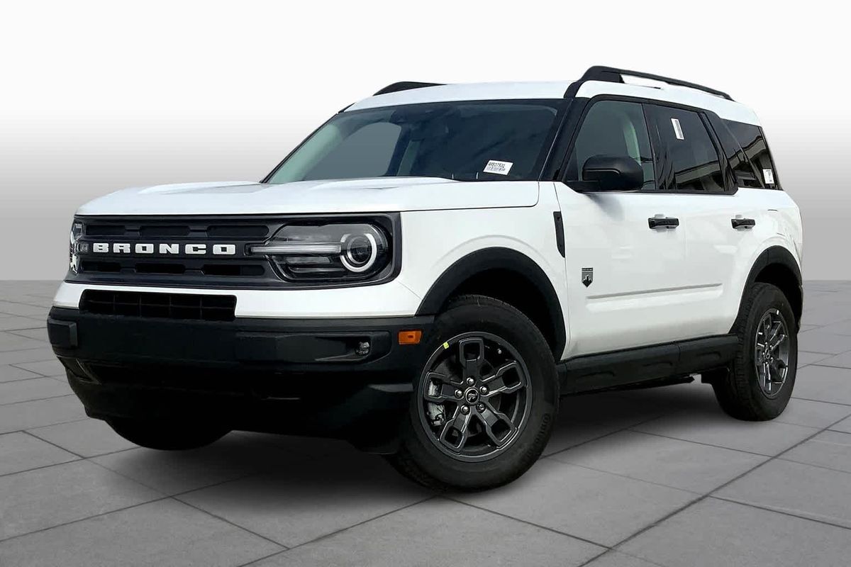 White Ford Bronco