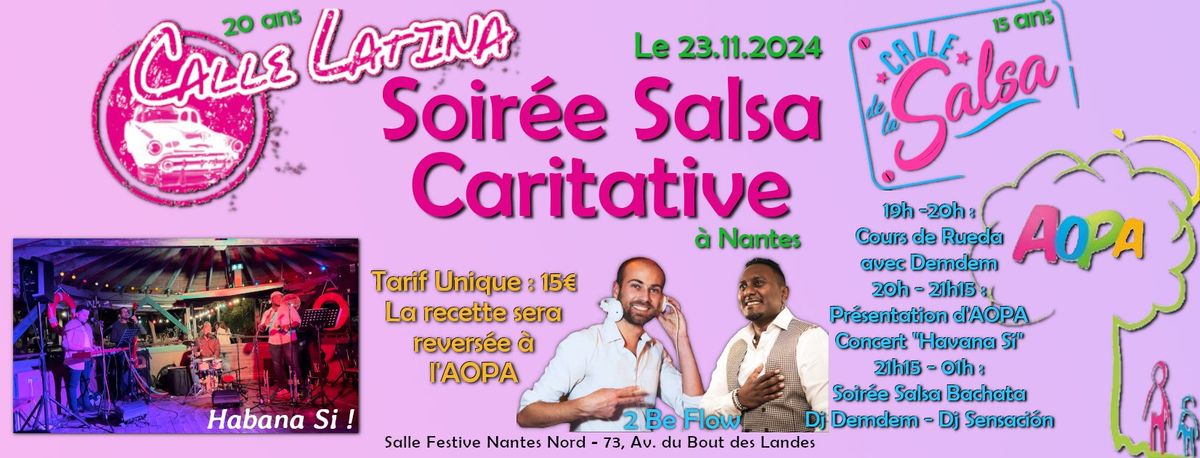 Soir\u00e9e Salsa Caritative\/Concert HABANA SI! - 20 ans de Calle de la Salsa