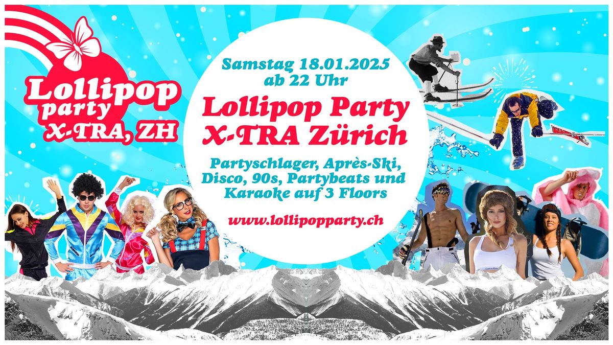 Lollipop Party im X-TRA Z\u00fcrich mit 2 Dance Floors und Karaoke Lounge