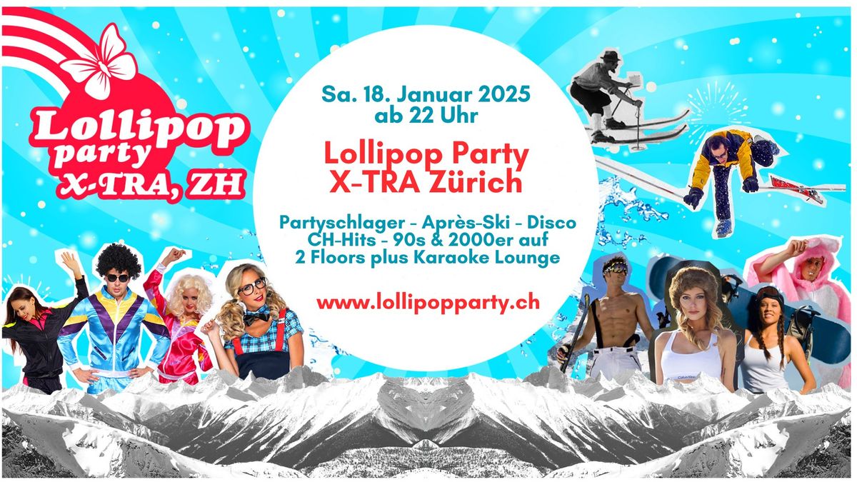 Lollipop Party im X-TRA Z\u00fcrich mit 2 Dance Floors und Karaoke Lounge