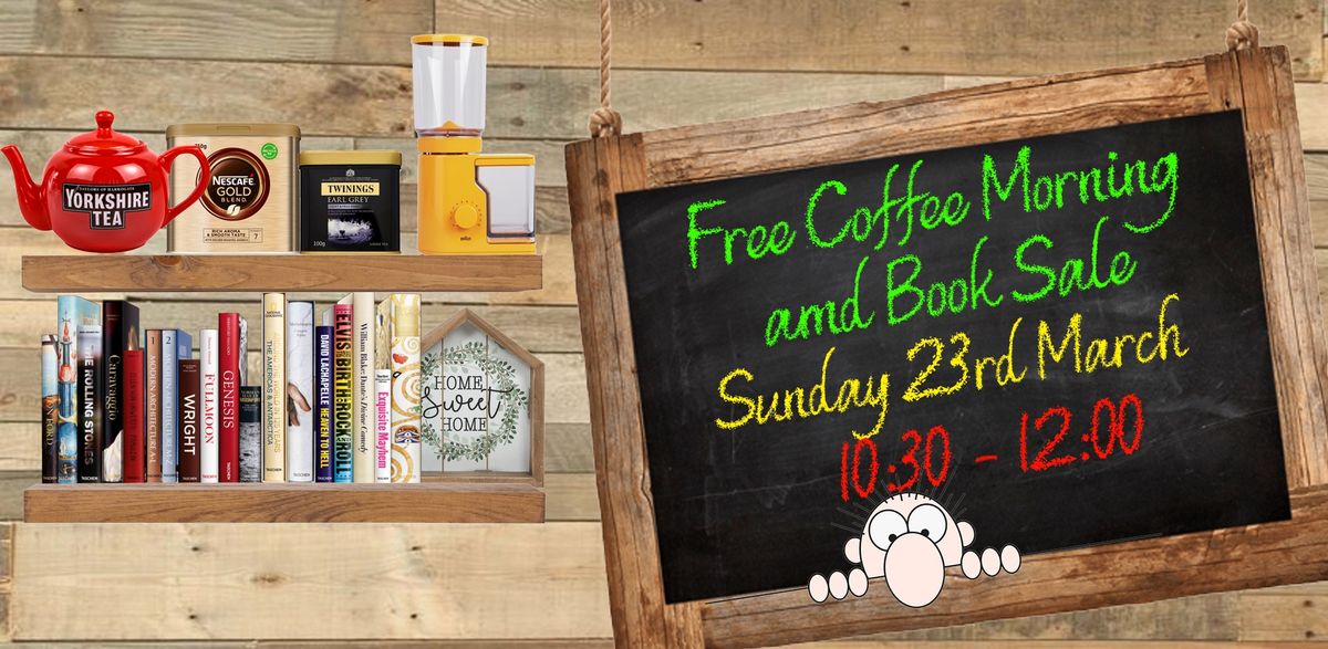 Free coffee morning and book sale