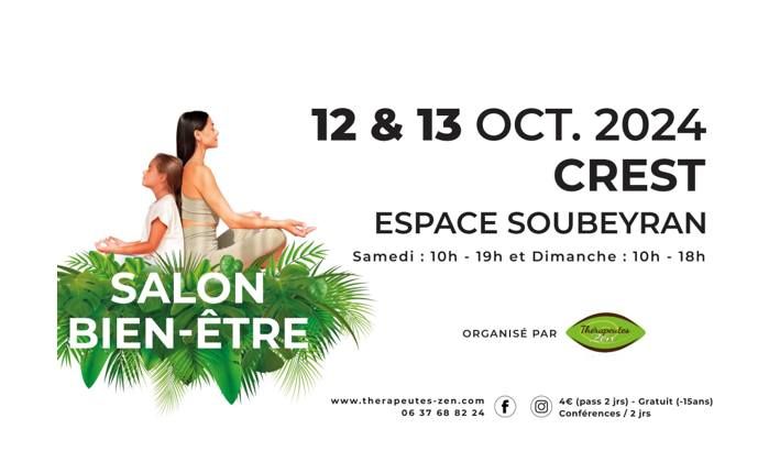 SALON DU BIEN ETRE - CREST (26) - 12 & 13 OCTOBRE 2024