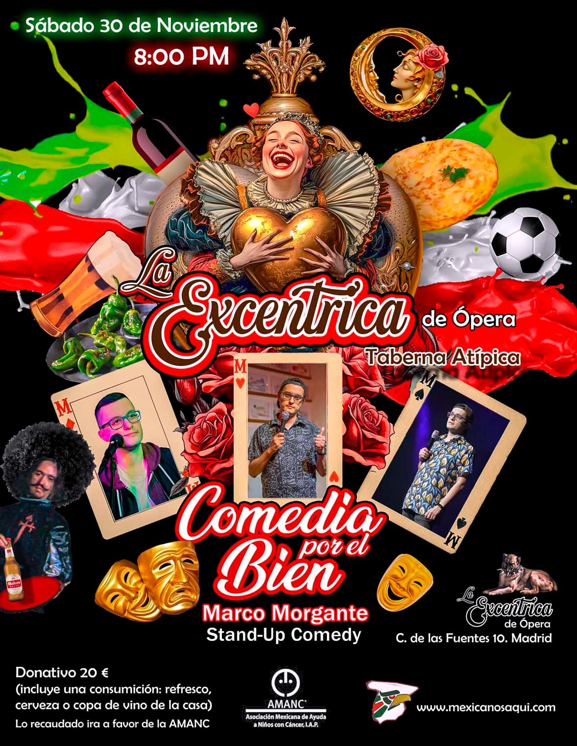 Comedia por el bien - Stand-Up Comedy a favor de ni\u00f1os mexicanos con c\u00e1ncer