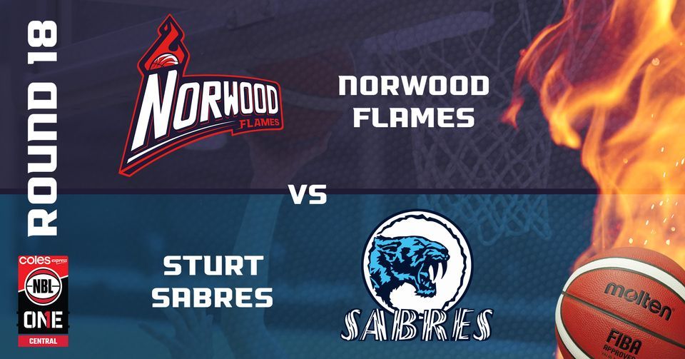NBL1 Round 18 - Norwood Flames vs Sturt Sabres