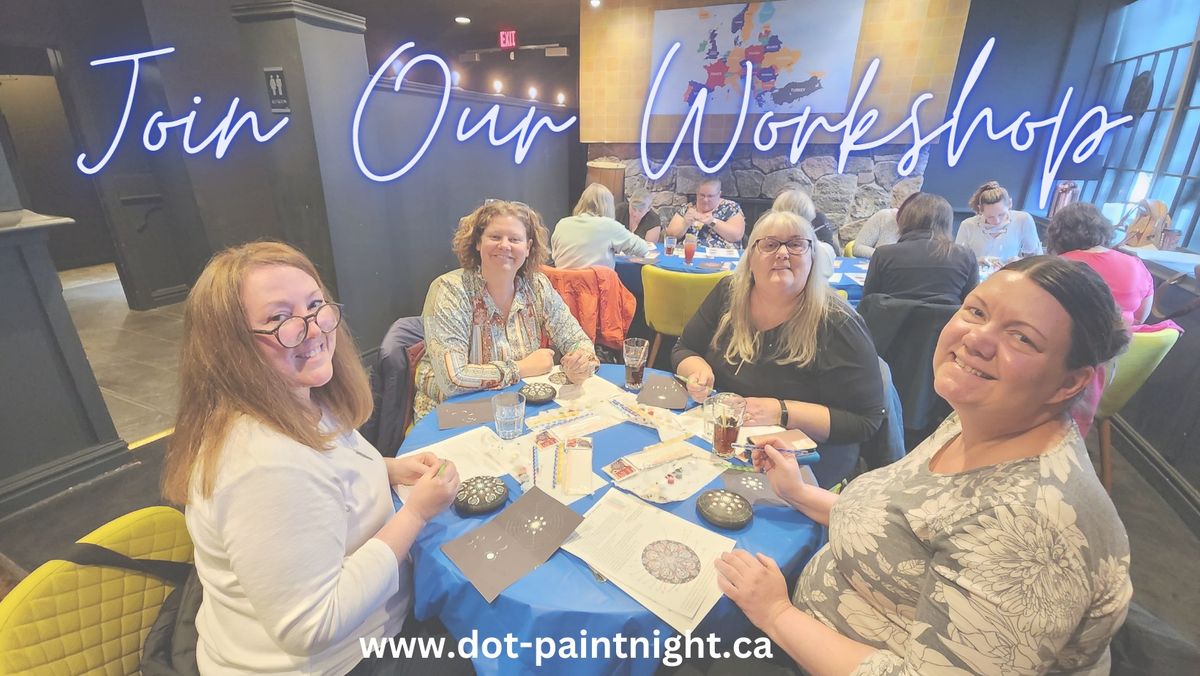 Dot-Painting Workshop at QB Sports Bar