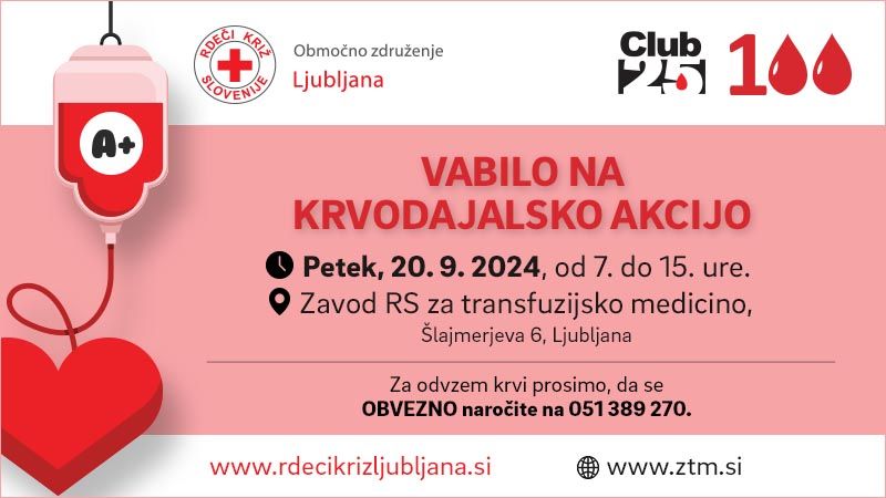 Krvodajalska akcija Ljubljana