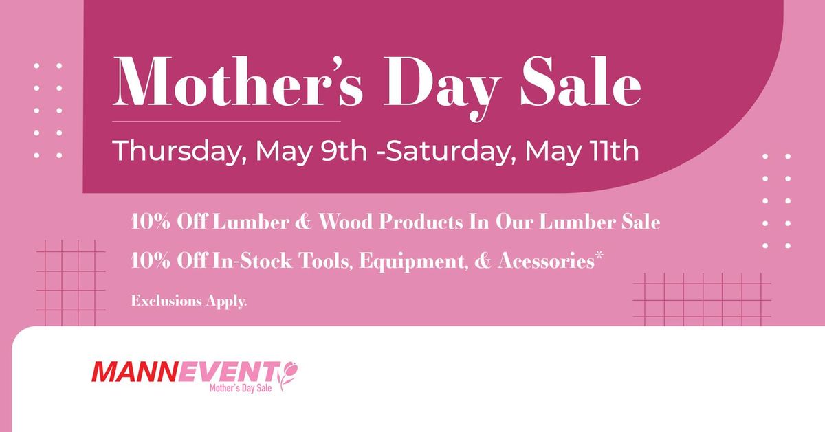2024 Annual Mother\u2019s Day Sale!