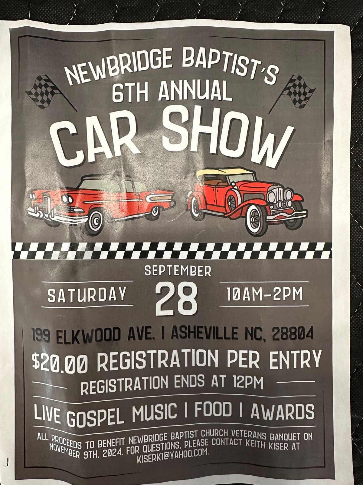 6th annual Newbridge Baptist Church Car Show
