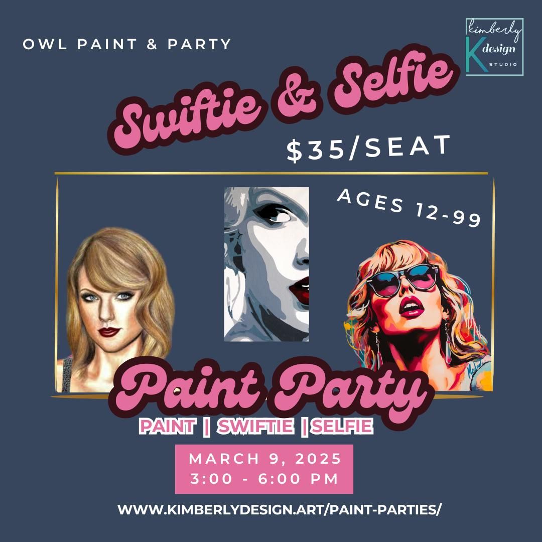 Swiftie & Selfie Teen Paint Party