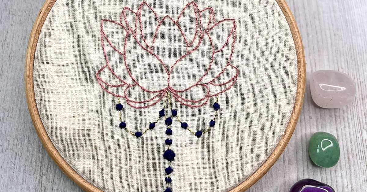 Sapphire Moon Hand embroidery workshop