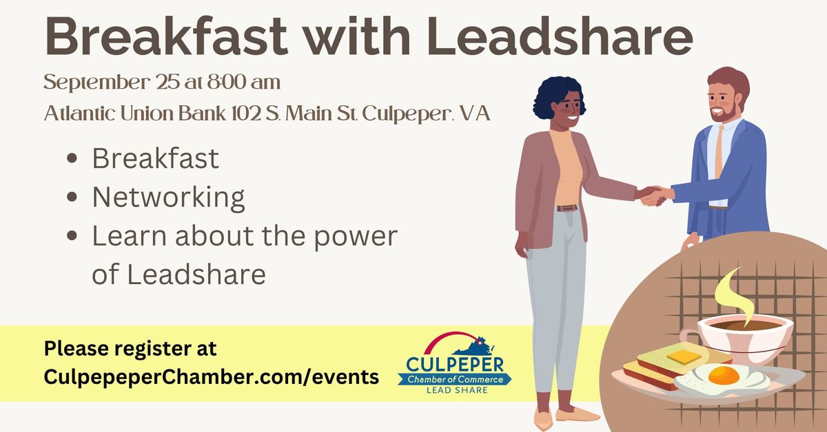 Breakfast with Leadshare Fall 2024