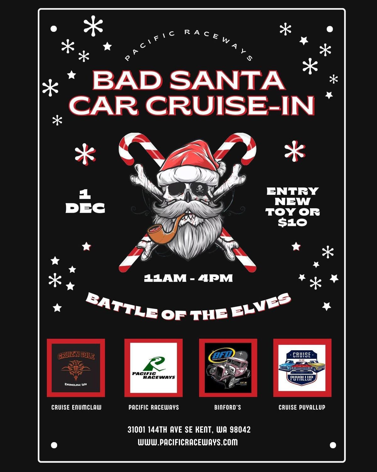 Toy Drive Cruise to Pacific Raceways