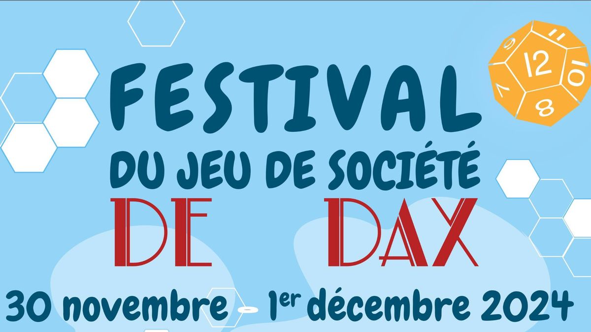 Festival du jeu de soci\u00e9t\u00e9 de Dax 2024 