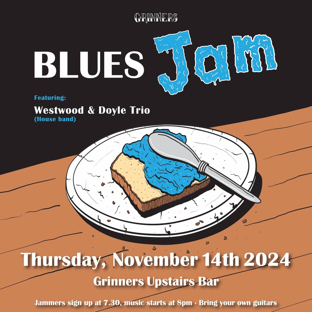 Grinners Blues Jam - presented by Skrewball Whisky