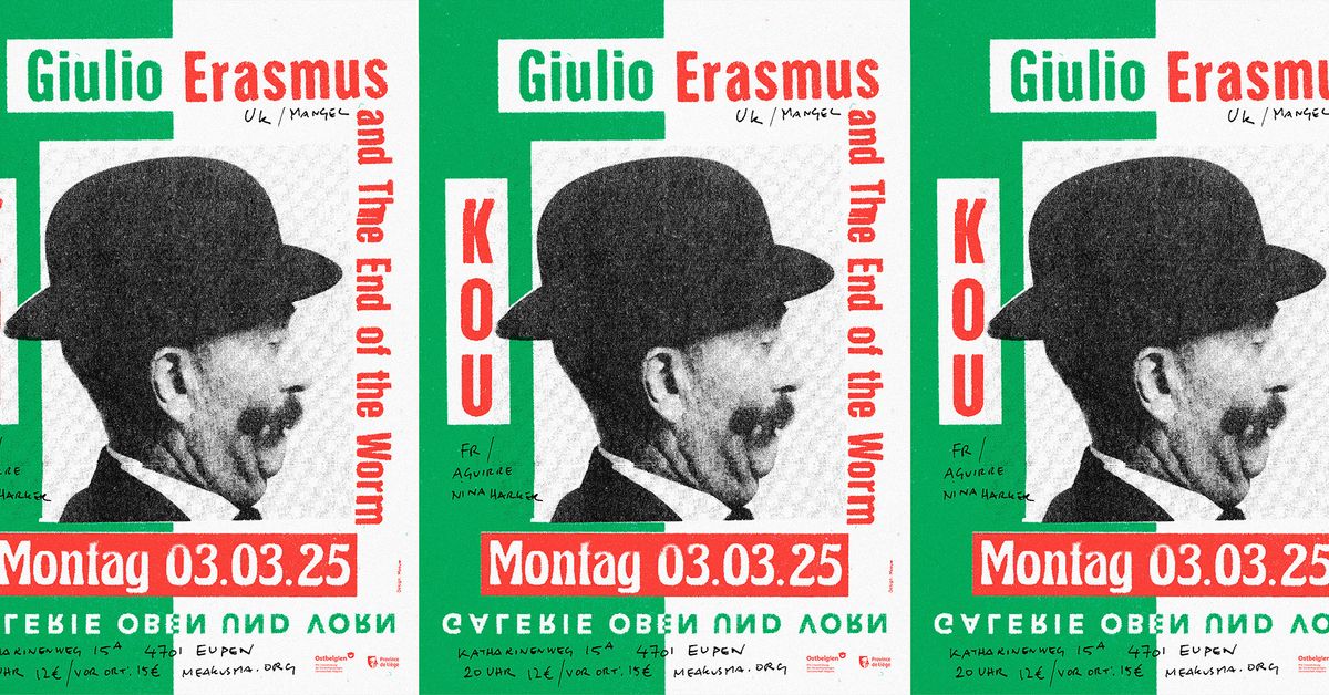 Giulio Erasmus & The end of the worm (Mangel - UK) KOU (Aguirre, Nina Harker - FR)