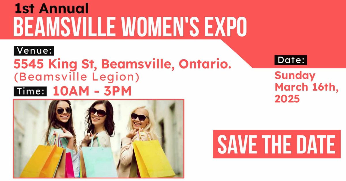 1st Annual Beamsville Women's Expo \u2013 Celebrating International Women's Day!