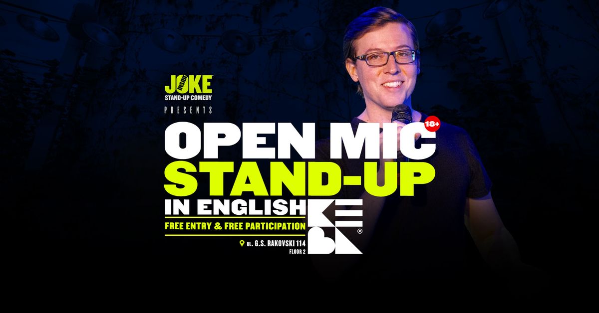 Open Mic Stand-up Comedy in English \/\/ Inside Joke x KEVA \/\/ SEPT 30th