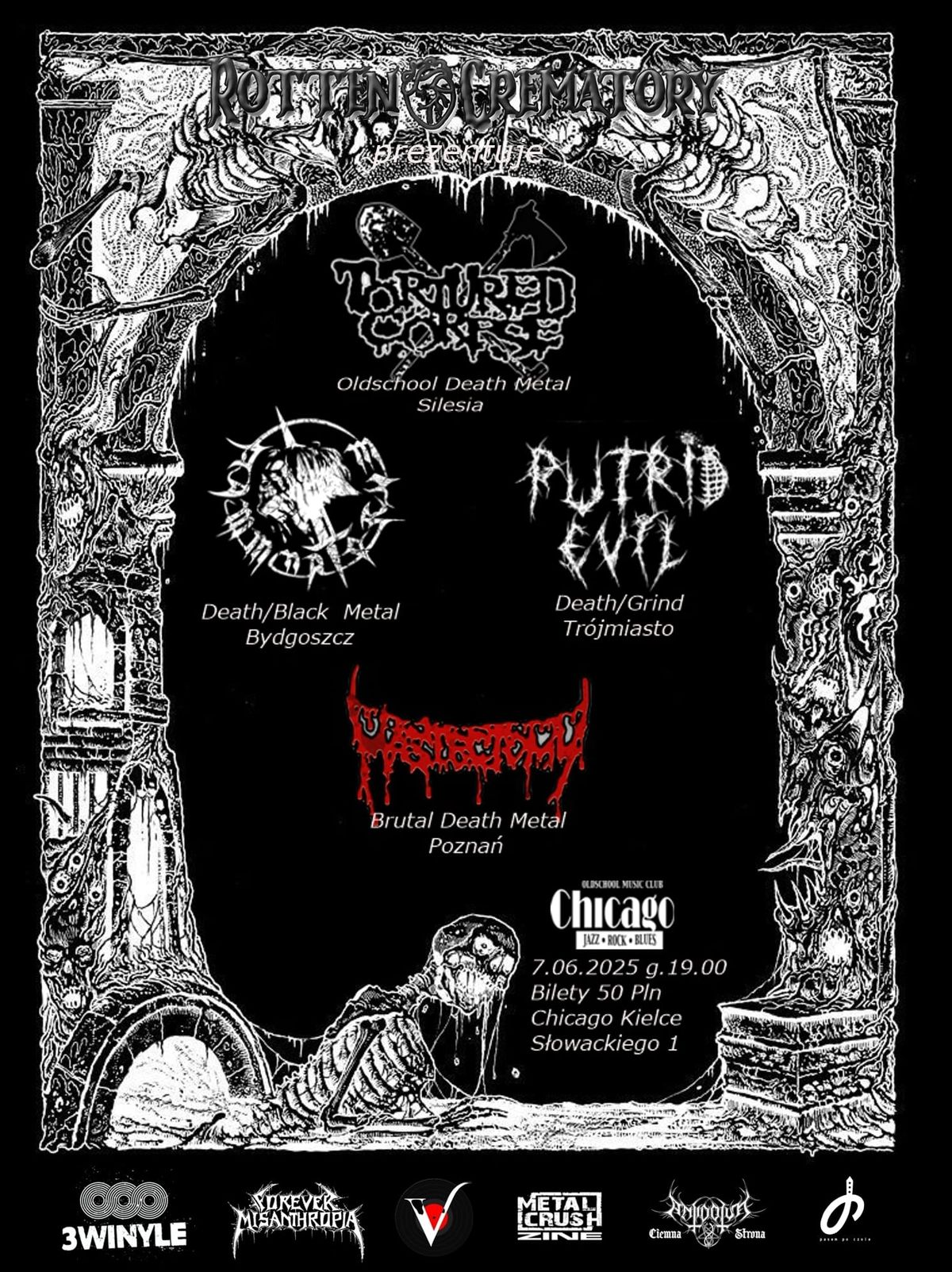 Brutality : Dammnatorum\/Tortured Corpse\/Putrid Evil\/Mastectomy 