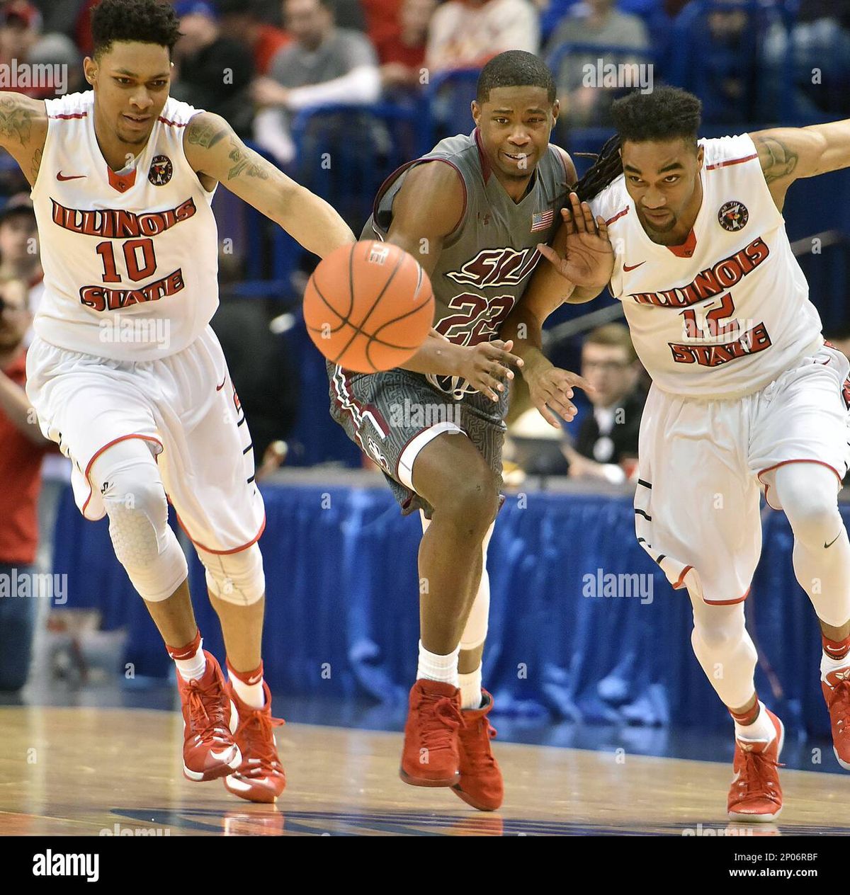 Southern Illinois Salukis at Illinois State Redbirds Mens Basketball