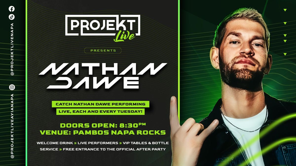 PROJEKT LIVE PRESENTS NATHAN DAWE - 22\/07\/24