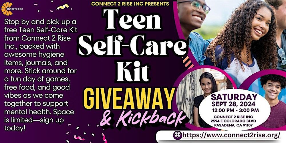 Free Teen Self-Care Giveaway & Kickback Event