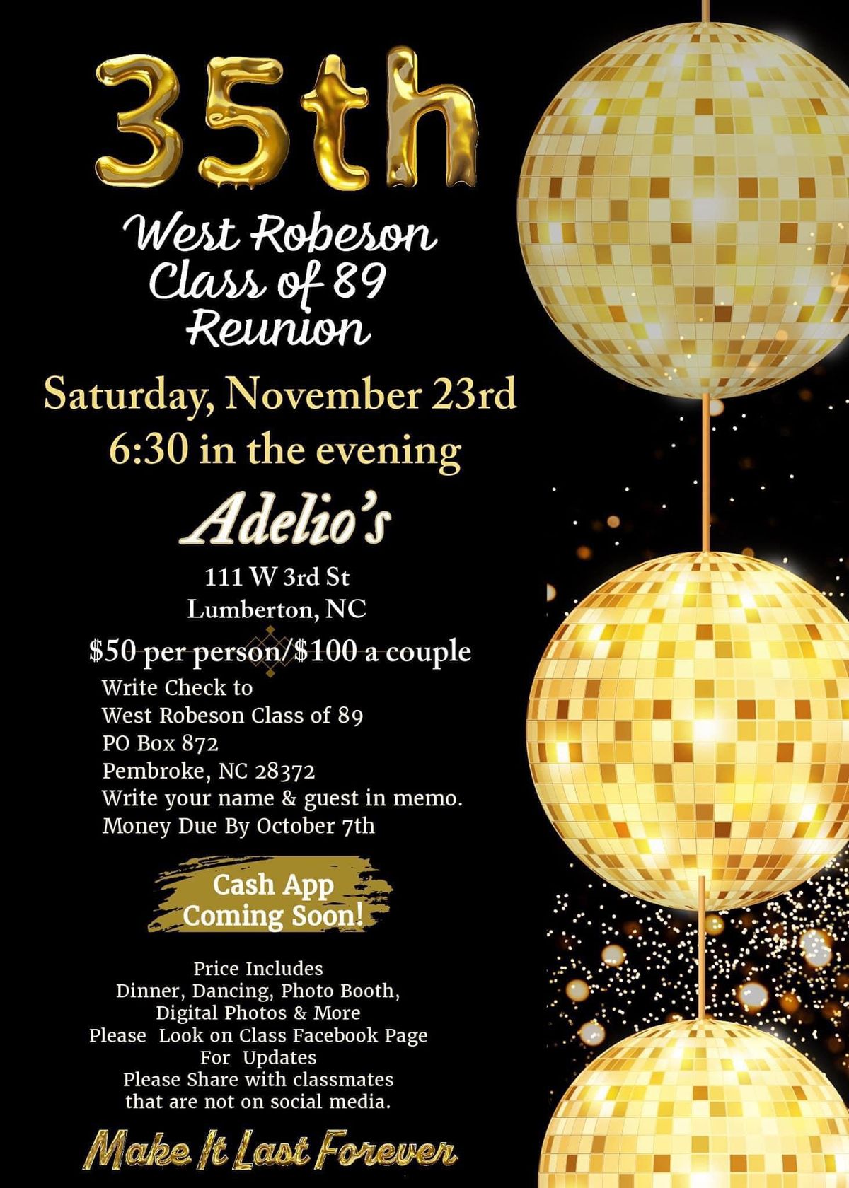 WRSH 35th Class Reunion