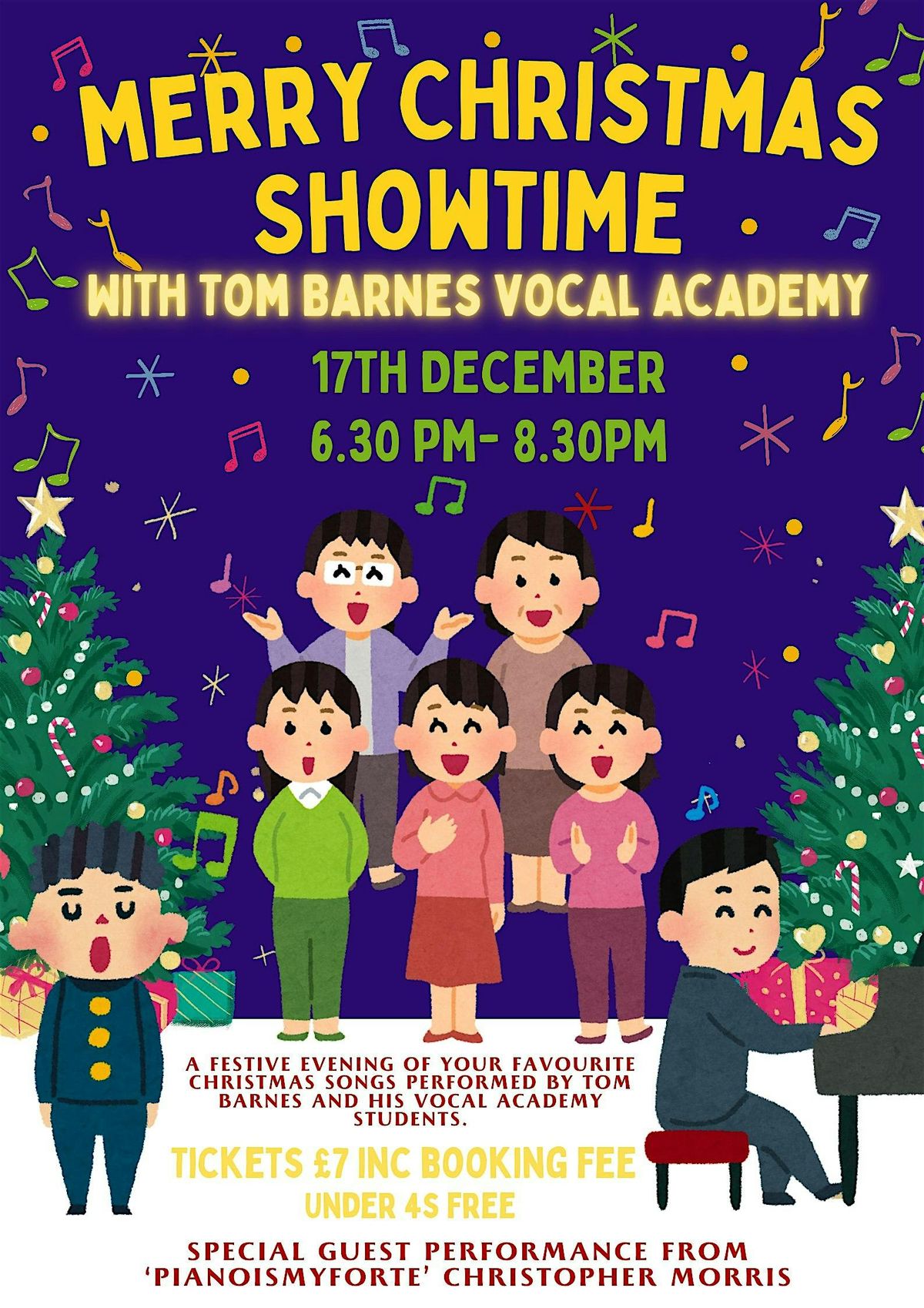 Merry Christmas Showtime with Tom Barnes Vocal Academy