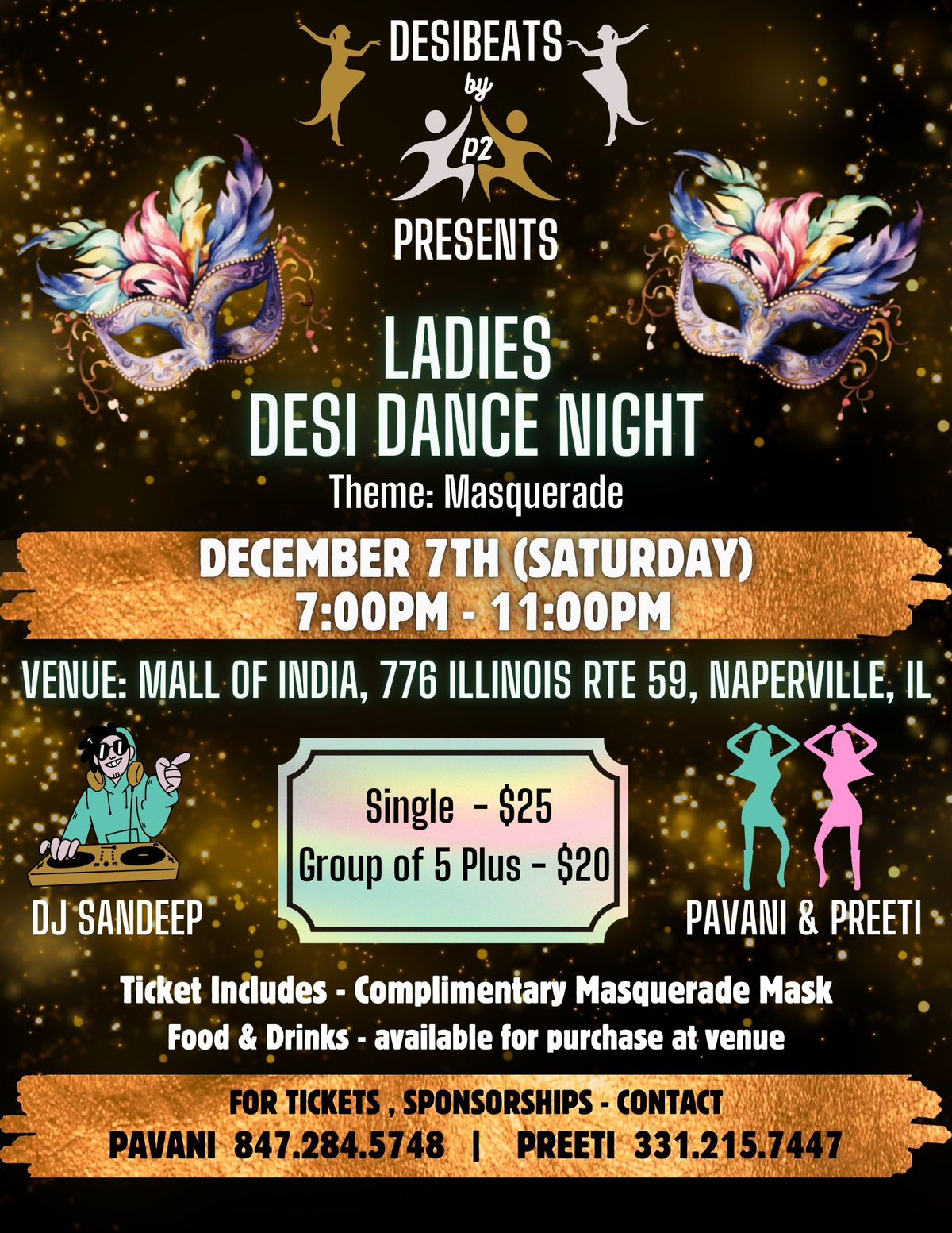 Masquerade Desi Ladies Dance Night